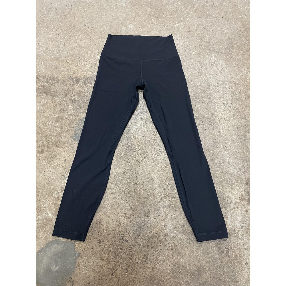 Lululemon Leggings Womens 6‎ Black High Rise Ankle Yoga Athletic Pants LW5CT35